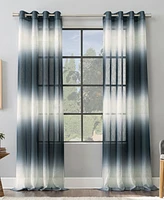 Atlantic 52" x 84" Ombre Stripe Sheer Curtain Panel