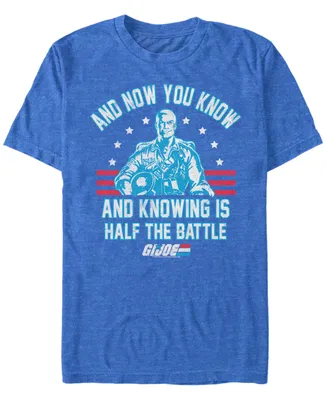 Fifth Sun Men's G.i.Joe Knowing Is Half The Battle Short Sleeve T-Shirt