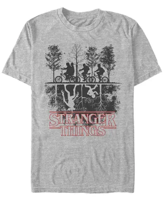 Fifth Sun Men's Stranger Things The Upside Down Silhouette Short Sleeve T-Shirt