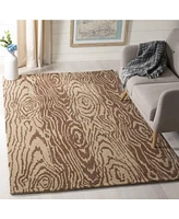 Martha Stewart Collection Layered Faux Bois MSR4534A Brown 8' x 10' Area Rug