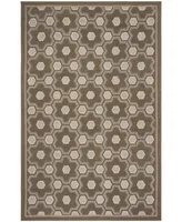 Martha Stewart Collection Puzzle MSR2327A Brown 7'9" x 9'9" Area Rug