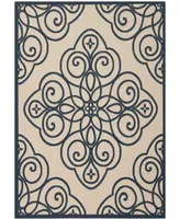 Martha Stewart Collection Rosamond MSR4244 Multi 4' x 5'7" Area Rug