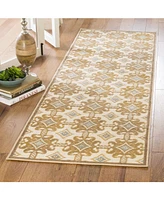 Martha Stewart Collection MSR74303 Taupe 2'5" x 7'6" Runner Area Rug