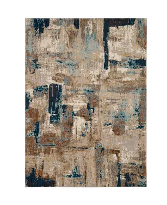 Karastan Elements Envision Aquamarine 5'3" x 7'10" Area Rug