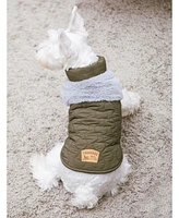 Touchdog 'Furrost-Bite' Faux Fur and Fleece Fashion Dog Jacket Small