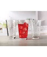 Circle Glass Pulse Cooler Glasses, Set of 6