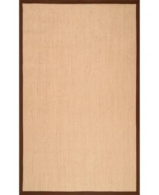 nuLoom Orsay ZHSS01E Brown 2'6" x 8' Runner Rug