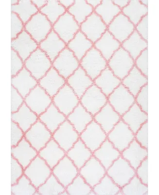 nuLoom Nelda OZAS03B Rose 7'10" x 10' Area Rug