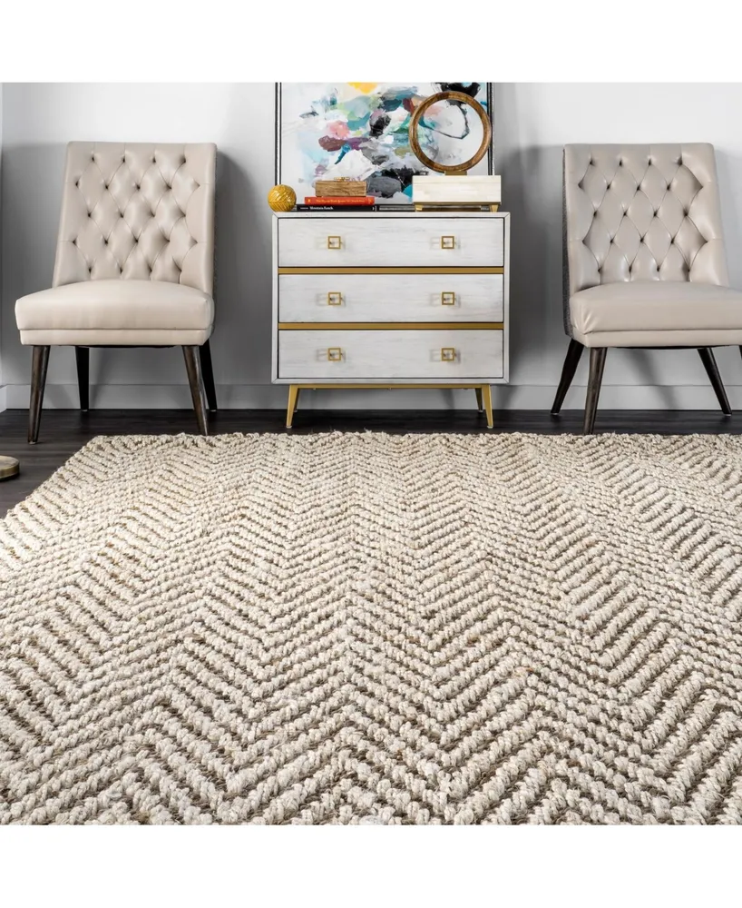 nuLoom Vania CLWA03A Ivory 3' x 5' Area Rug