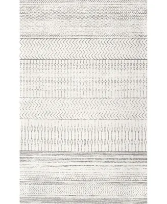 nuLoom Nova RZBD65B Gray 4' x 6' Area Rug