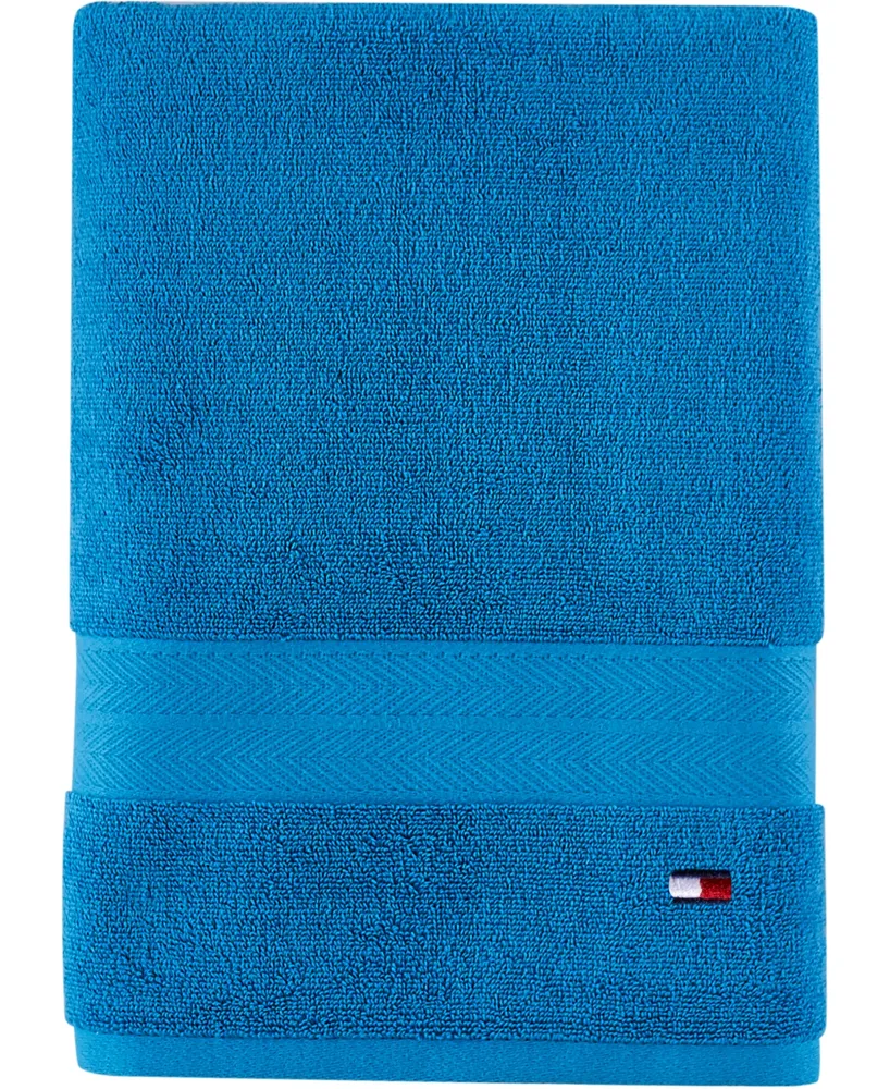 Tommy Hilfiger Home Modern American Solid Cotton Bath Towel, 30" x 54"