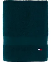 Tommy Hilfiger Modern American Solid Cotton Bath Towel, 30" x 54"