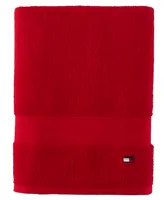 Tommy Hilfiger Modern American Solid Cotton Bath Towel, 30" x 54"