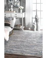 nuLoom Maile HMDM01A Blue 3' x 5' Area Rug