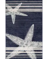 nuLoom Thomas Paul BDTP02B Blue 4' x 6' Area Rug