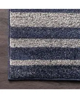 nuLoom Thomas Paul BDTP02B Blue 6'7" x 9' Area Rug