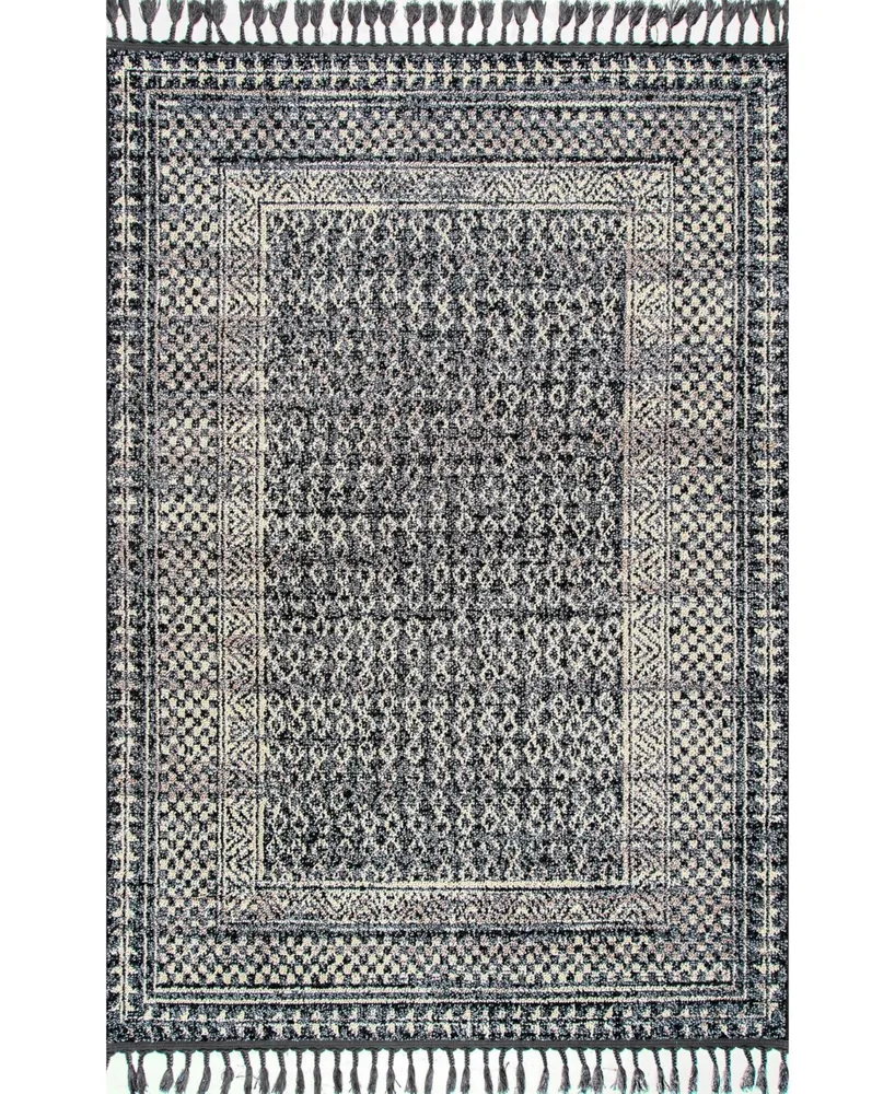 nuLoom Claudia STGL03B Multi 3' x 5' Area Rug