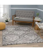 Main Street Rugs Banes 702 Gray 5' x 7' Area Rug