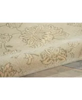 Nourison Home Luminance LUM04 Cream and Mint 7'6" x 10'6" Area Rug