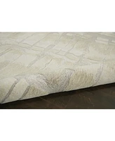 Nourison Home Symmetry SMM04 Ivory 5'3" x 7'9" Area Rug