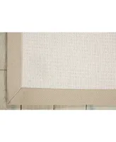 Nourison Home Sisal Soft SSF02 White 5' x 8' Area Rug