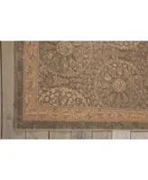 Nourison Home Silken Allure SLK04 Mushroom 7'9" x 9'9" Area Rug