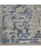 Nourison Home Ellora ELL04 Charcoal 7'9" x 9'9" Area Rug