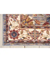 Nourison Home Lagos LAG04 Mist 5'3" x 7'6" Area Rug