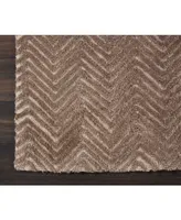 Nourison Home Deco Mod DEC03 Taupe 2'3" x 7'6" Runner Rug