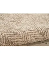 Nourison Home Deco Mod DEC03 Taupe 3'9" x 5'9" Area Rug