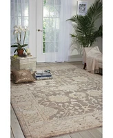 Nourison Home Aldora ALD08 Ivory 5'6" x 8' Area Rug