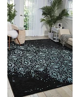 Nourison Home Opaline OPA06 Midnight 3'9" x 5'9" Area Rug