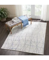 Nourison Home Ellora ELL02 Mist 5'6" x 7'5" Area Rug