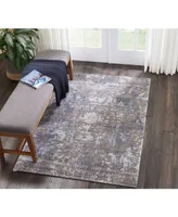 Nourison Home Lucent LCN03 Gray 3'9" x 5'9" Area Rug