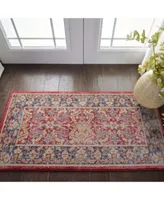 Nourison Home Ankara Global Anr02 Red Rug