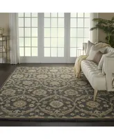 Nourison Home Jazmine JAZ03 Navy 7'9" x 9'9" Area Rug