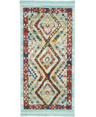 Nourison Home Navajo Nav02 Aqua Rug