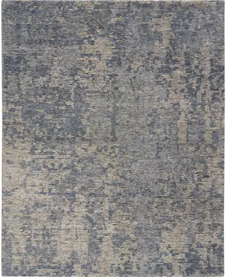 Nourison Home Ellora ELL04 Charcoal 7'9" x 9'9" Area Rug