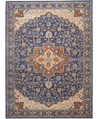 Nourison Home Lagos Lag01 Blue Rug