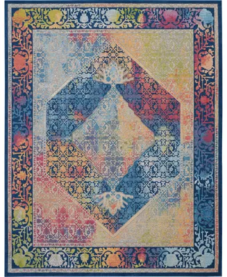 Nourison Home Ankara Global ANR04 8'10" x 11'10" Area Rug