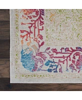 Nourison Home Ankara Global ANR04 Ivory 4' x 6' Area Rug