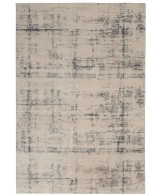Nourison Home Rustic Textures Rus06 Ivory Blue Rug
