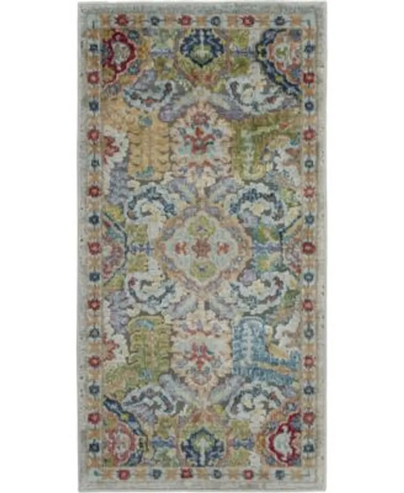 Nourison Home Ankara Global Anr12 Gray Multi Rug