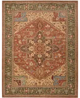 Nourison Home Living Treasures LI01 Rust 7'6" x 9'6" Area Rug