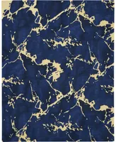 Nourison Home Symmetry SMM09 Navy 7'9" x 9'9" Area Rug