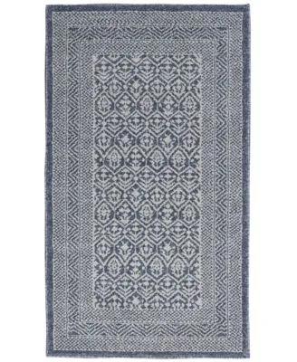 Nourison Home Palermo Pmr01 Blue Gray Rug