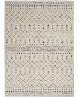 Nourison Home Palermo PMR03 Beige and Blue 3' x 5' Area Rug