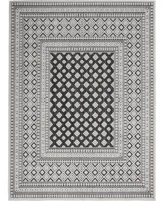 Nourison Home Key Largo KLG02 Onyx 7'10" x 9'10" Outdoor Area Rug