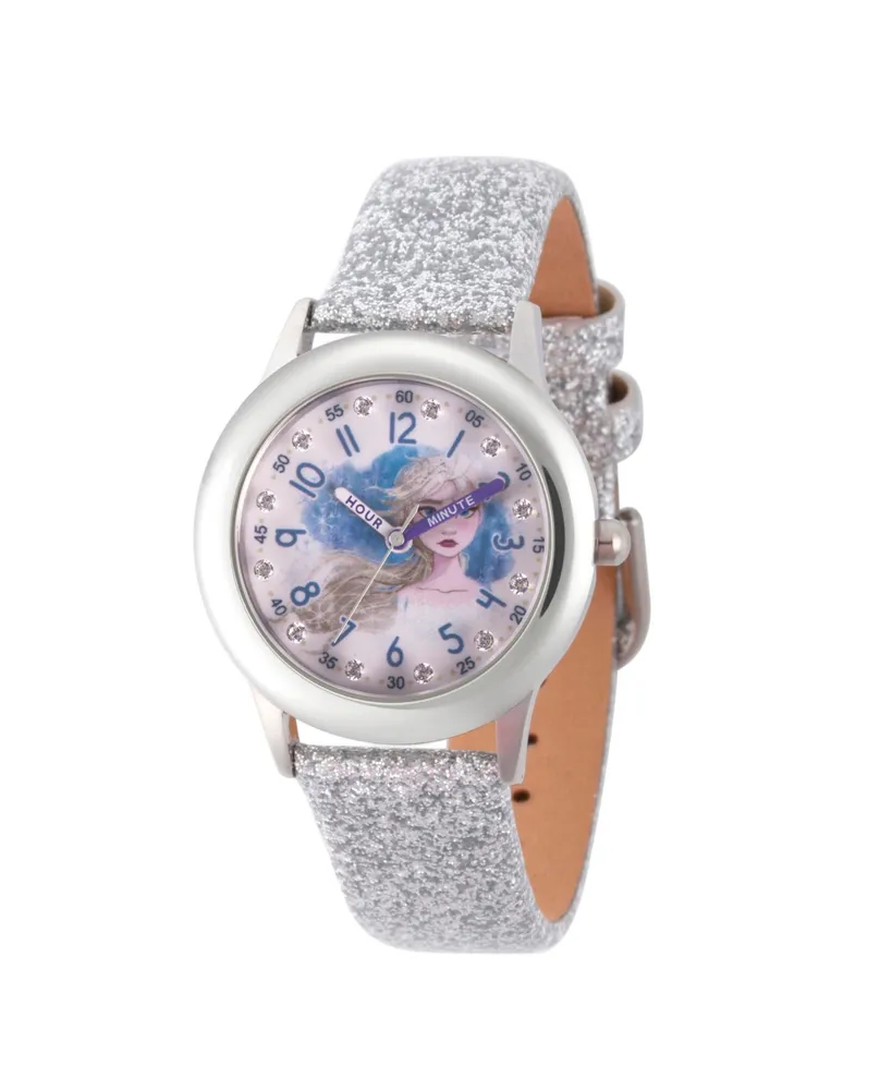 Disney Frozen 2 Elsa Girls' Stainless Steel Watch 32mm