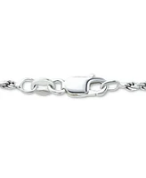 Giani Bernini Sterling Silver Necklace, 20" Diamond Cut Rope Chain